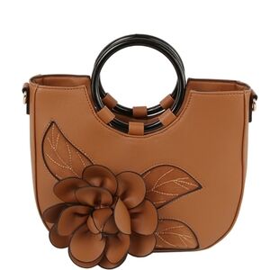 👜🎁💥 3D Flower Top Handle/Crossbody Handbag 👜🎁💥